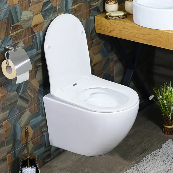 Унитаз подвесной безободковый MELANA MLN-B2342