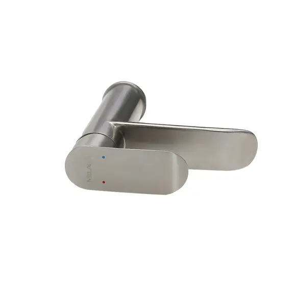 Смеситель д/ум MELANA-610601 Paola Hi-tech нерж.сталь, однорычажный, сатин, литой излив