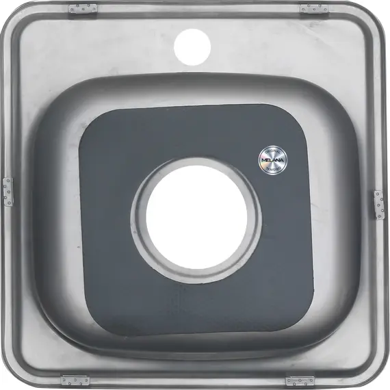 Мойка 3838 MELANA 0,6/160 ИУ врезная  без сифона
