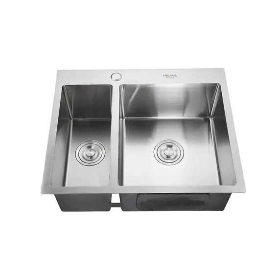 Мойка H6151S MELANA ProfLine 3,0/200 САТИН врезная  с коландером