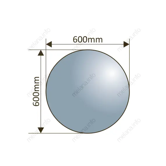 Зеркало с LED-подсветкой MELANA-600 (MLN-LED085)