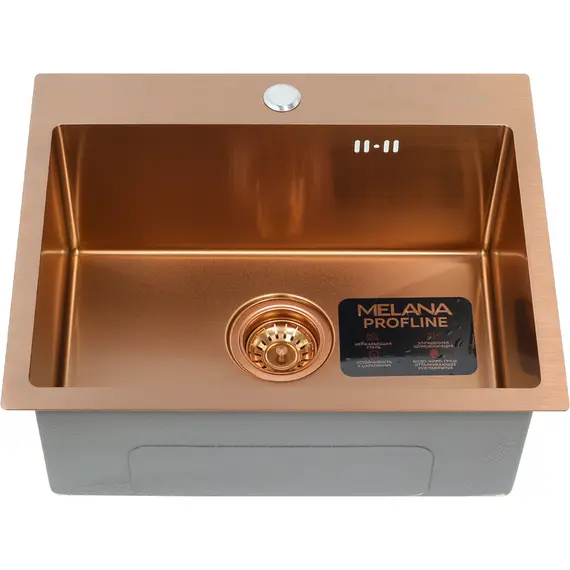 Мойка D5343HC MELANA ProfLine 3,0/220 БРОНЗА врезная