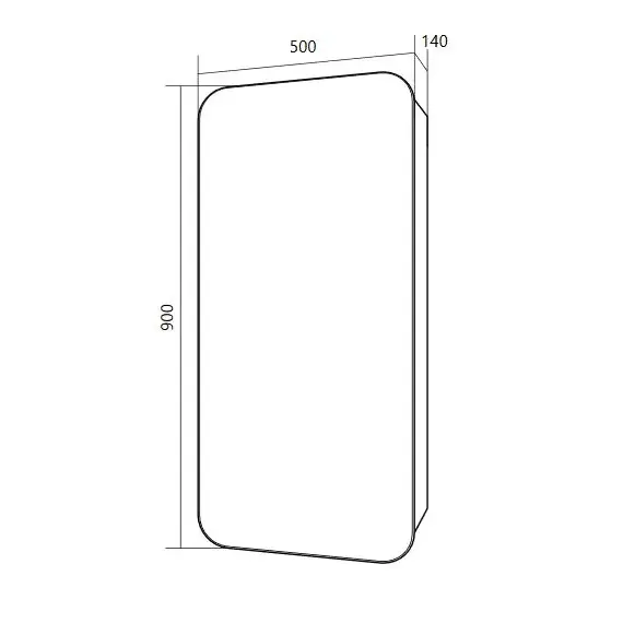 Зеркало-шкаф 1Marka Nuvo 50