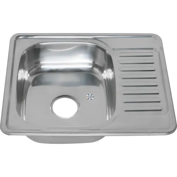 Мойка 5848 U MELANA 0,6/0,8/160 врезная  с сифоном