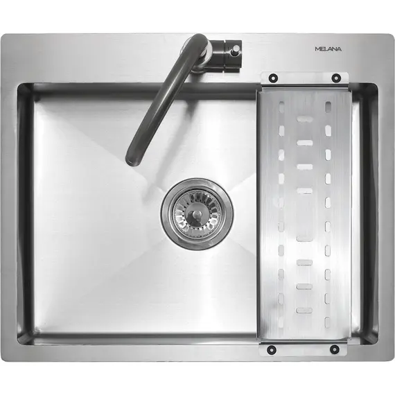 Мойка R6050H MELANA ProfLine 3,0/200 САТИН врезная