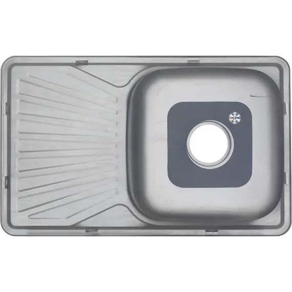 Мойка 7848 U MELANA 0,6/0,8/160 врезная  с сифоном