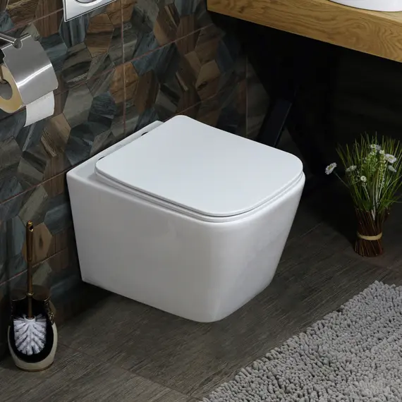 Унитаз подвесной безободковый  MELANA MLN-310304