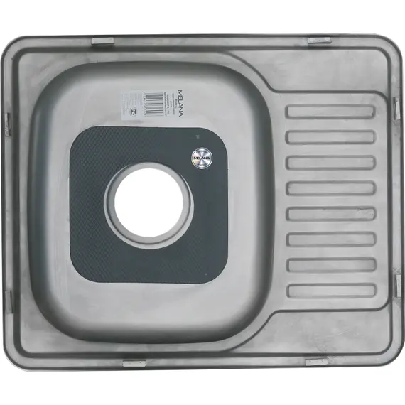 Мойка 5848 U MELANA 0,6/0,8/160 врезная  с сифоном