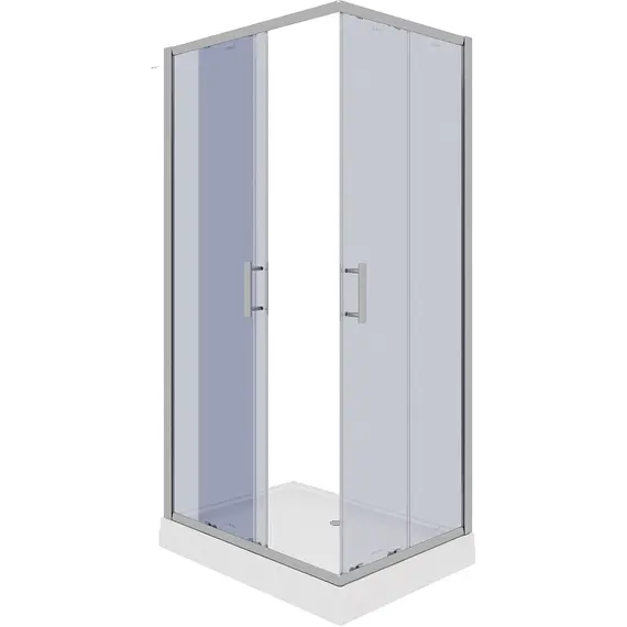 Душевой уголок Quadro QZ71S/QZ81S PARLY с поддоном, тонированное