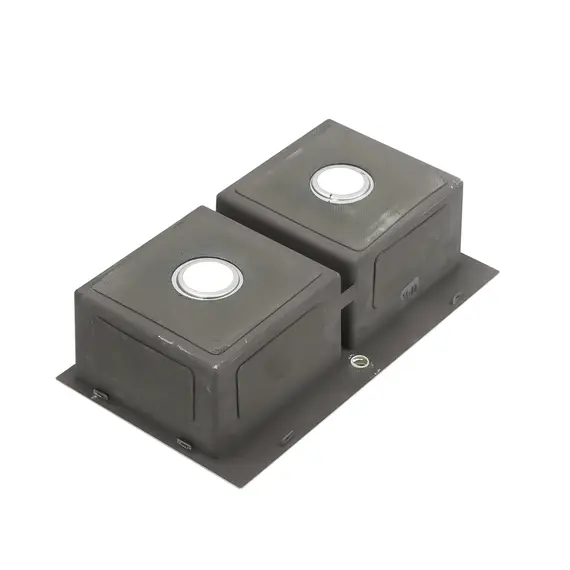 Мойка DS8045H MELANA ProfLine 3,0/220 САТИН 2-я чаша, врезная