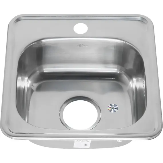 Мойка 3838 MELANA 0,6/160 ИУ врезная  без сифона