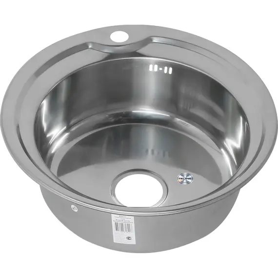 Мойка 510 MELANA 0,8/180 врезная  с сифоном