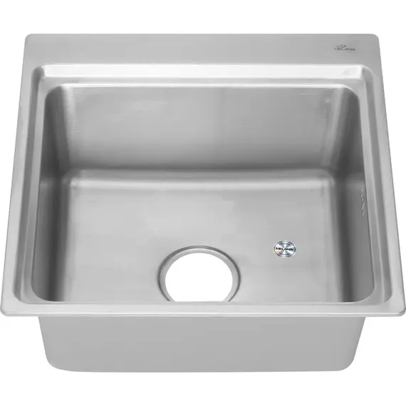 Мойка 4948 MELANA ЛЮКС 1,0/220 САТИН врезная  с сифоном