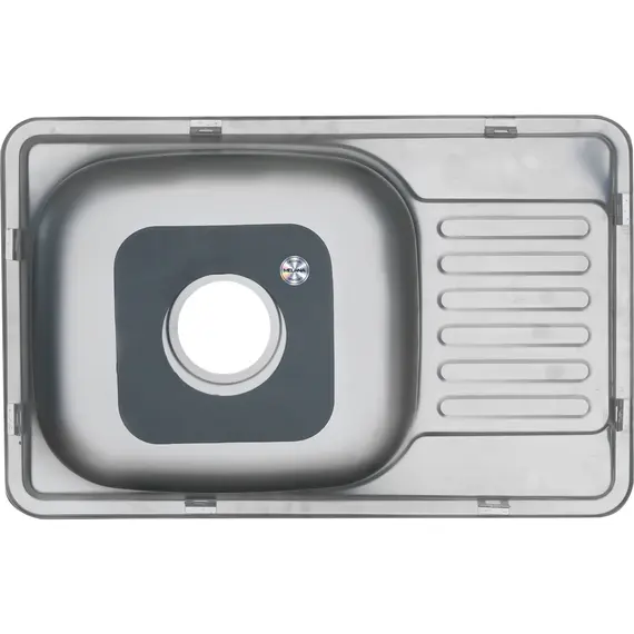 Мойка 6642 U MELANA 0,6/0,8/160 врезная  с сифоном