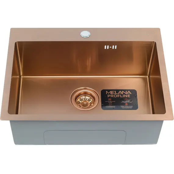 Мойка D6045HC MELANA ProfLine 3,0/220 БРОНЗА врезная