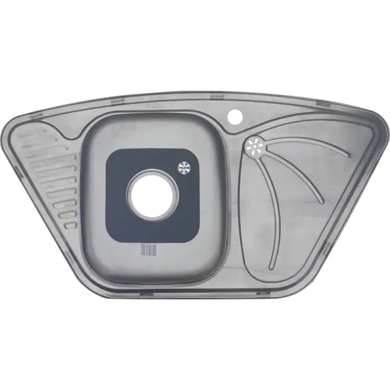 Мойка 9550А MELANA 0,8/180 врезная  с сифоном