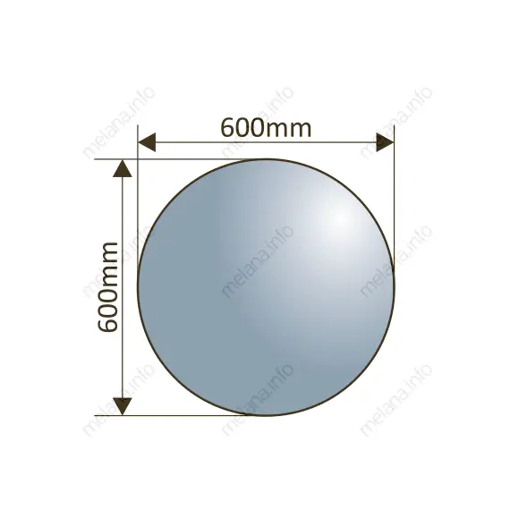 Зеркало с LED-подсветкой MELANA-600 (MLN-LED088)