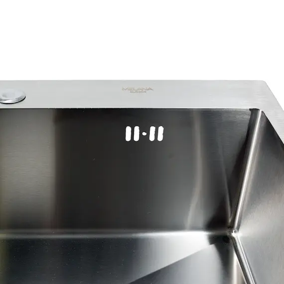 Мойка H6545 MELANA ProfLine 3,0/200 САТИН врезная  с коландером