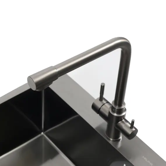 Мойка MLN-D6045HB +3 графит MELANA ProfLine 3,0/220 комплект мойки из нержавеющей стали 3 в 1