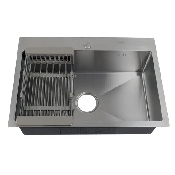 Мойка H6545 MELANA ProfLine 3,0/200 САТИН врезная  с коландером