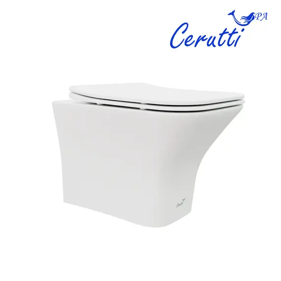 Унитаз Ceruttispa VETTORE Aria MW CT9242 подвесной безободковый белый матовый