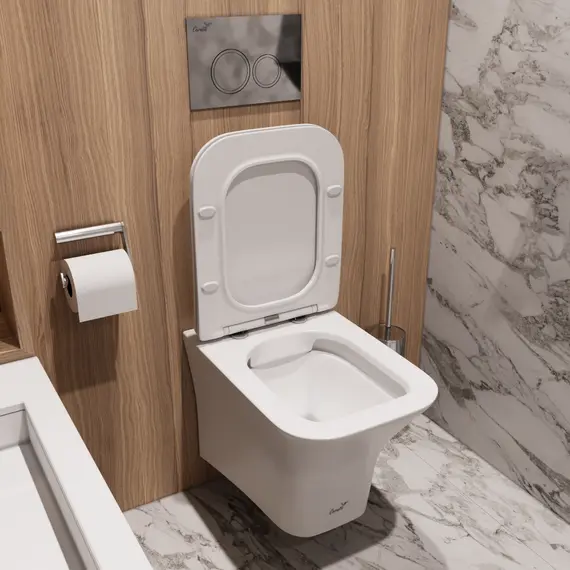 Унитаз Ceruttispa VETTORE Aria MW CT9242 подвесной безободковый белый матовый