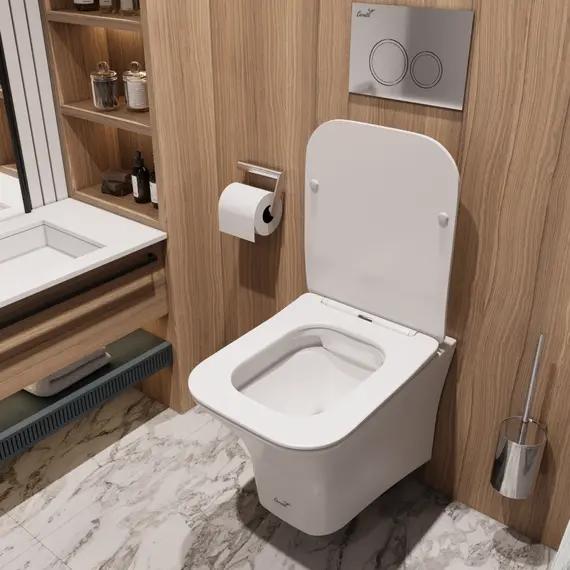 Унитаз Ceruttispa VETTORE Aria MW CT9242 подвесной безободковый белый матовый