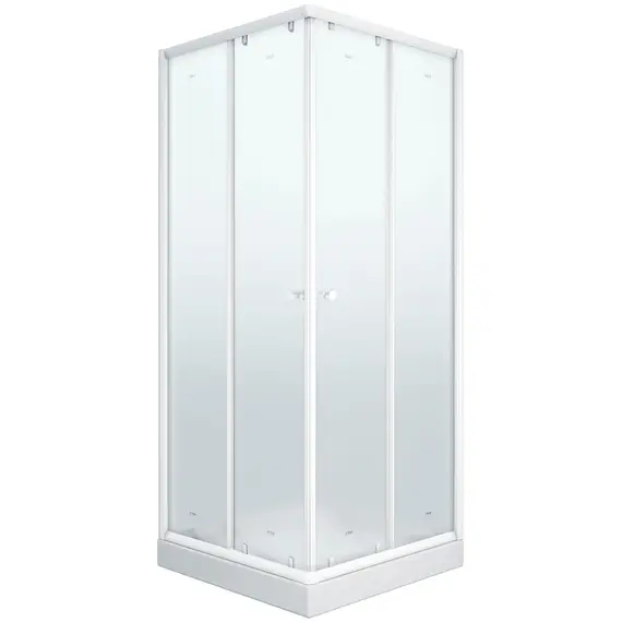 Душевой  уголок ZFQ81 PARLY с поддоном (80х80х195)