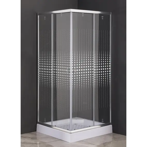 Душевой  уголок ZQ8111  PARLY с поддоном