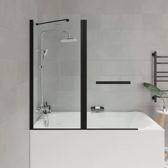 Шторка  на ванну F03B PARLY распашная