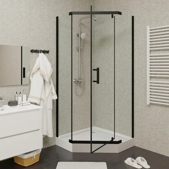 Душевой  уголок ZPE911BE  PARLY с поддоном