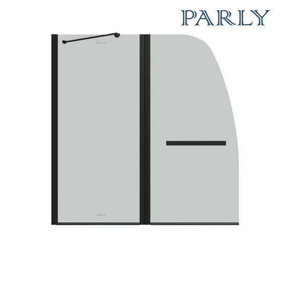 Шторка  на ванну F03B PARLY распашная