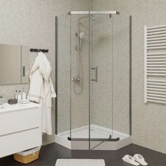 Душевой  уголок ZPE911TE  PARLY с поддоном