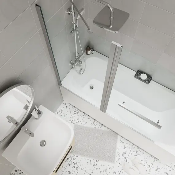 Шторка на ванну  F03 PARLY