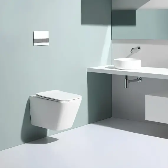 Унитаз Ceruttispa  MAIELLA Aria MW CT9164  подвесной безободковый белый матовый