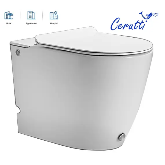 Унитаз  Cerutti SPA CT7264 BARBARIA Pulse приставной с функцией импульсного смыва