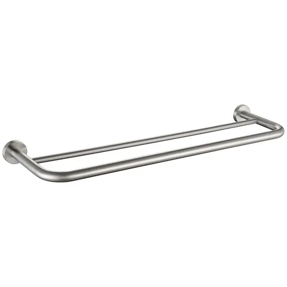 Двойная штанга для полотенец MELANA сатин хром MLN-866002