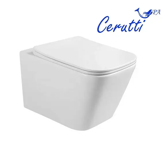 Унитаз Ceruttispa  MAIELLA Aria MW CT9164  подвесной безободковый белый матовый