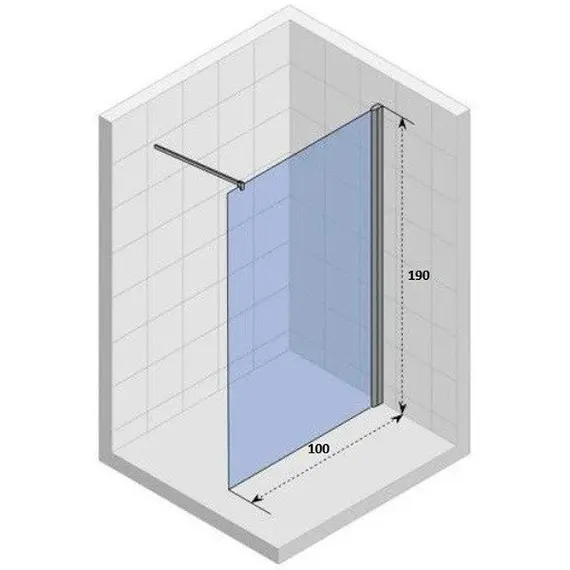 Душевая перегородка PARLY  T100G