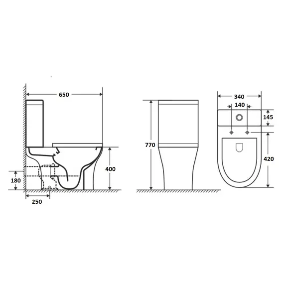 Унитаз Ceruttispa CT7193  BERNINA напольный безободковый