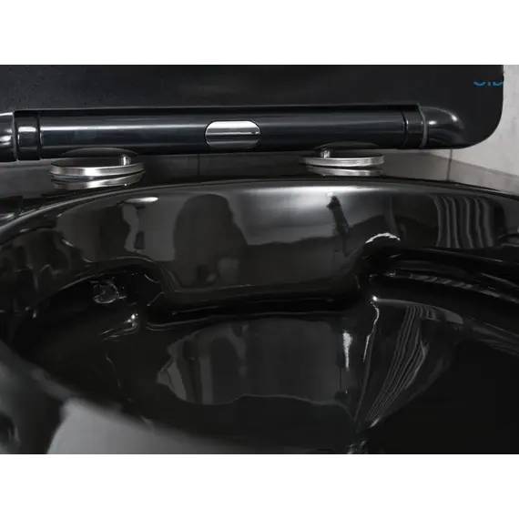 Безободковый подвесной унитаз микролифт дюропласт Gid Bs2198