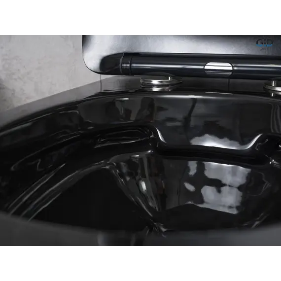 Безободковый подвесной унитаз микролифт дюропласт Gid Tr2198-18