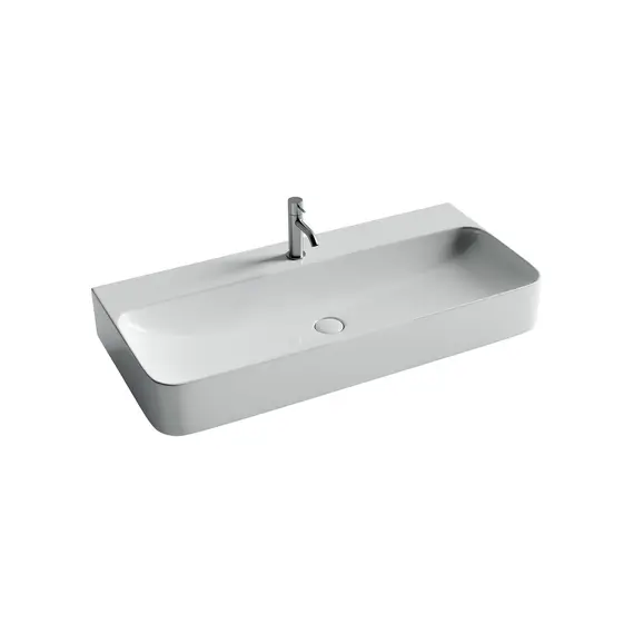 Ceramica Nova Умывальник AURA с 1 отверстием для смесителя, без перелива 1000*470*135мм
