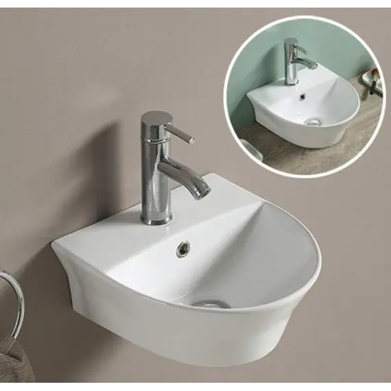 Умывальник подвесной полукруглый 78370