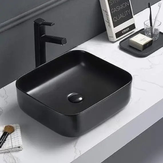 Раковина накладная прямоугольная CeramaLux  NC 2105/ 2106