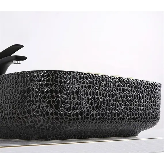 Раковина накладная прямоугольная CeramaLux LuxeLine D1305H004