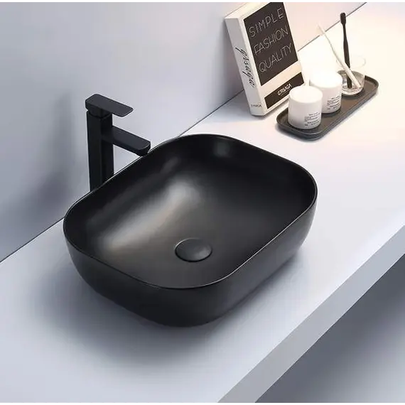 Раковина накладная прямоугольная CeramaLux  NC 78106MB