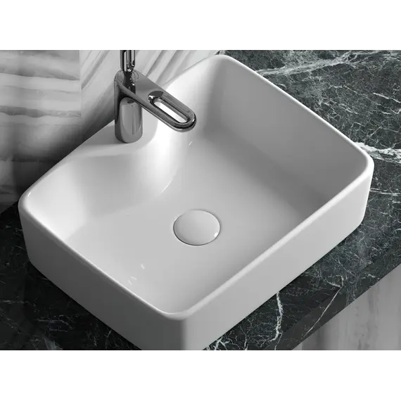 Умывальник чаша Ceramica Nova накладная прямоугольная Element 480*370*130мм