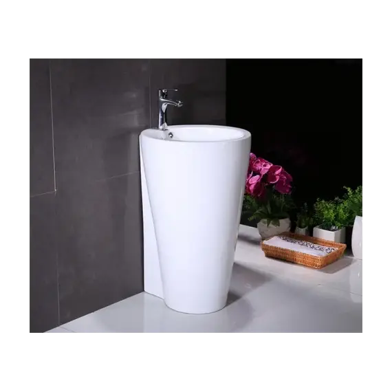 Раковина напольная круглая  CeramaLux B134B