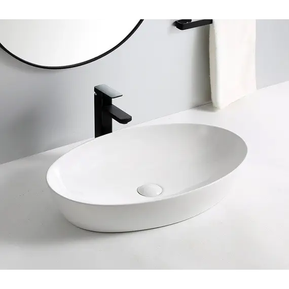 Раковина накладная овальная CeramaLux 9433